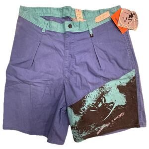 Vintage Ocean Pacific Shorts Cotton Swim Trunks Y2K Men’s Size 36 Cool Print
